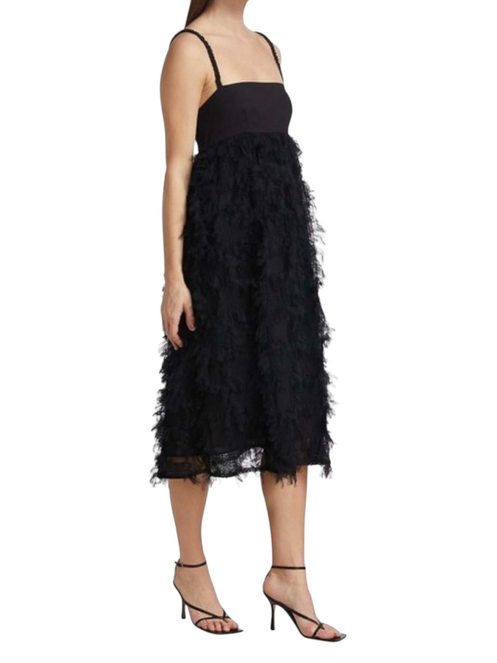 BAUM UND PFERDGARTEN Acalya Fringe Midi Dress